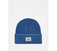Levi's - Berretto unisex in maglia blu medio con toppa sul retro One Size