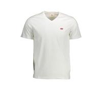 Levi's Bianco Cotton Men T-Shirt - S
