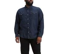 Levi's Big Classic Western Red Cast Rinse Take, Camicia in jeans Uomo, Red Cast Rinse Takedown H2 19, 3XL