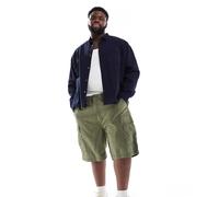 Levi's Big & Tall - Carrier Cargo 2 - Pantaloncini cargo verde scuro in tela con tasche W48