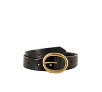 Levi's Billy Plaque Belt Cintura, Dark Brown, 100 Uomo