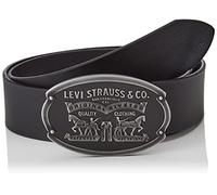 Levi's Billy Plaque Belt, Cintura Uomo, REGULAR BLACK, 75