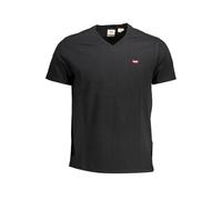 Levi's Black Cotton Men T-Shirt - S