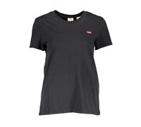 Levi's Black Cotton Women T-Shirt - XS