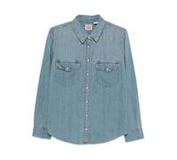 Levi's, ,Blouses & Shirts ,Donna ,Blu ,L Camicia di jeans a maniche lunghe