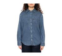 Levi's, ,Blouses & Shirts ,Donna ,Blu ,S Teodora Western Shirt Going Steady 7