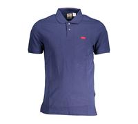 Levi's Blue Cotton Men Polo Shirt - S