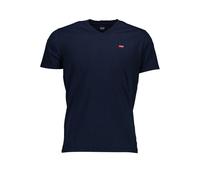 Levi's Blue Cotton Men T-Shirt - S