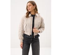 Levi's - Bowie Crop Bomber-005AQ Grigio - Abbigliamento L Grigio