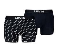 Levi's Boxer, Biancheria intima Uomo, Nero/Bianco, M
