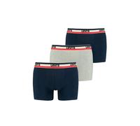 Levi´s Underwear Logo Boxers 3 Units Blu,Nero,Grigio XL Uomo