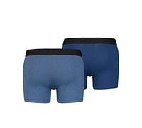 Levi's Boxer Uomo Optical Illusion Cotone biologico 2 unità Blu M