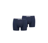 Boxer Levi's Solid Basic Organic Cotton Stripe blu navy (2 pezzi) - XL