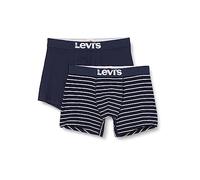 Boxer Levi's Vintage Stripes blu marino bianco (2 unità) - S