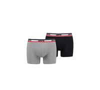 Levi's Boxer, Boxer Uomo, Grigio (Middle Grey Melange 03), S