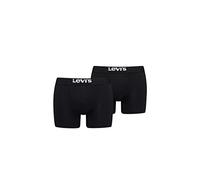 Boxer Levi's Solid Basic Organic Cotton Stripe nero (2 unità) - L