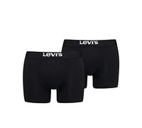 Boxer Levi's Solid Basic Organic Cotton Stripe nero (2 unità) - M