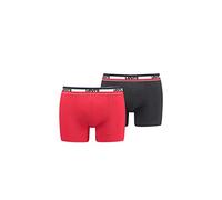 Levi's Boxer, Boxer Uomo, Sostenibile Rosso / Nero, XXL