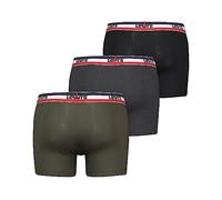 Boxer Levi's Sportswear Logo verde cachi grigio scuro nero (3 unità) - M