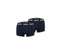 Levi's Boxer da Uomo con Logo Repeat (Confezione da 3), Blu Navy, L