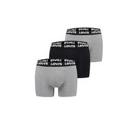 Levi's Boxer da Uomo con Logo Repeat (Confezione da 3), Grey Combo, XL