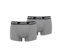 Levi's Boxer da Uomo con Logo Repeat (Confezione da 3), Grigio Misto Medio, L