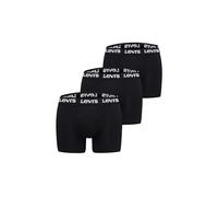 Levi's Boxer da Uomo con Logo Repeat (Confezione da 3), Nero (Black Combo), S