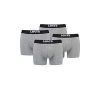 Levi's Boxer da uomo in cotone biologico, confezione da 4 pezzi