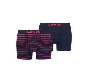 Levis Boxer Da Uomo Vintage A Righe YD 2 Pezzi S M L XL XXL