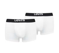Boxer Levi's Solid Basic Organic Cotton bianco nero (2 unità) - XL