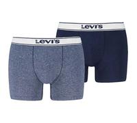 Levis Boxer Vintage da Uomo, Confezione da 2, Blu Navy, L