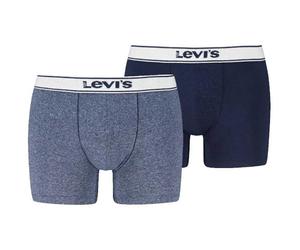 Levis Boxer Vintage da Uomo, Confezione da 2, Blu Navy, L