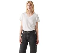 Levi's Boxy Vneck Tee T-Shirt, Bianco, L Donna