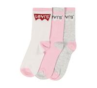 LEVI'S ® Calzino grigio sfumato / rosa / rosso carminio / bianco, Taglia 23,5-27