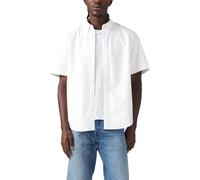 Levi's SS Authentic Button Down Camicia, Bianco Brillante, S Uomo