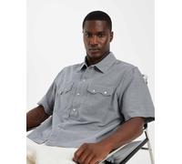 Levi's - Camicia a maniche corte squadrata stile western a quadri blu XL