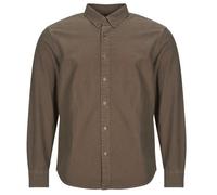 Levis Camicia a maniche lunghe AUTHENTIC BUTTON DOWN in Marrone EU XL