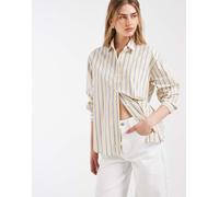 Camicia Harlie Bf Beige S A righe