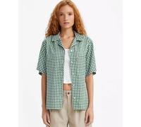 Levi's camicia da donna Alfie camicia a maniche corte Houndstooth Geo Eden...