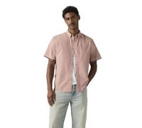 Levi's Camicia da Uomo SS Authentic con Bottoni, Tinta in Capo Woodrose, XL