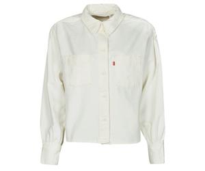 Levis Camicia ZOEY PLEAT UTILITY SHIRT in Bianco EU S