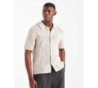 Levi's - Camp - Camicia traforata color pietra chiaro-Neutro XL