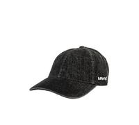 LEVI'S ® Cappello da baseball 'Essential' nero denim / bianco, Taglia 55-60