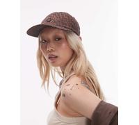 Levi's - Cappellino leopardato con logo-Marrone One Size