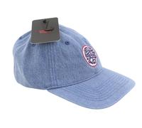 LEVI'S Cappello Baseball Unisex In Denim Blu Con Logo Ricamato Taglia OS