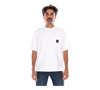 Levi's - Carhartt WIP SS Workwear PKT TEE Porter Stripe Medium White - Magliette Girocollo Uomo Bianca Uomo Levis - - Tops - Uomo - Bianco - M