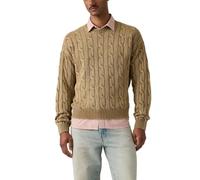 Levi's Carmel Crew Pullover da Uomo, Cable Rib 5 g, Pino B, M