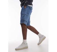 Levi's - Carrier - Pantaloncini di jeans cargo lavaggio chiaro-Blu W36