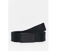Levi's - Cintura in tessuto nera con logo batwing tono su tono-Nero One Size