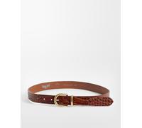 Levi's cintura western Phoebe in pelle marrone 100 cm